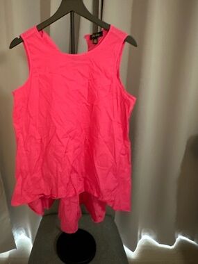 Melissa Paige Hot Pink Sleeveless Tank Top